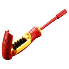 10-in-1/6-in-1 Geïsoleerde Schroevendraaierset met Magnetische Sleufbits, Verwisselbaar, Multifunctioneel, voor Elektriciens, Motorreparaties A