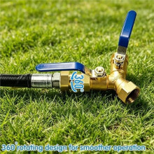 1Pcs Female to Female Hose Adapter Double Connector Garden, Leak-Proof Heavy for 3/4 GHT Double Hose Connector