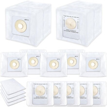 Y11 Replacement Vacuum Bags for InterVac & RVFits RoadVac CS-9 CSRM CSRM-RC & CV1004 Includes Motor Filters