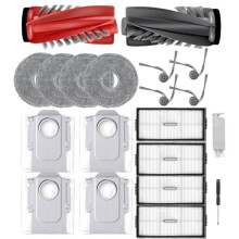 19-Delige Set Vervangingsonderdelen voor Qrevo 2 Pro/ Saros 10R Robotstofzuiger Accessoireskit voor Saros 20
