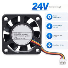4010 24V Brushless Cooling Fan,Dual Bearing 4-Pin Fan for Flashforge Creator 5/ Creator 5 Pro 3D Printer Power