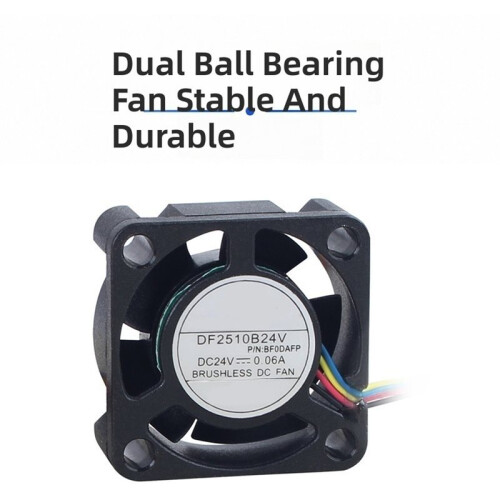 2510 24V Hotend Cooling Fan 4Pin Plug Replacement for Flashforge Creator 5/Creator 5 Pro 3D Printer Parts 1