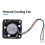 2510 24V Hotend Cooling Fan 4Pin Plug Replacement for Flashforge Creator 5/Creator 5 Pro 3D Printer Parts 4