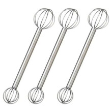 Measuring Miso Muddler and Whisk, Stainless Steel Miso Muddler, Double-Ended Whisk for Precise Mixing & Miso