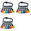 3X Bit Holder Keychain 18pc 1/4In Hex Shank Bit Holders,Screwdriver & Drill Bits,Include Keychain Carabiner 1