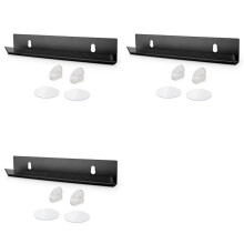 3X Hair Extension Hanger,Black Hair Extension Holder for Styling, Washing, Drying, Braiding, Hair Extension Display Rack