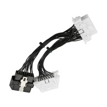4X 16 Pin OBD2 OBDii OBD2 Splitter Extension Cable One Male to Two Female Y Cable OBD2 Splitter Extension Cable