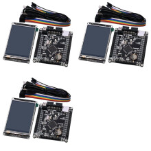 3X STM32F407VET6 Ontwikkelingsbord Cortex-M4 STM32 Minimaal Systeem Leerbord ARM Kernbord +3,2 Inch LCD TFT Scherm