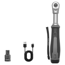 Klucz Grzechotkowy Elektryczny z Akumulatorem USB-C 3,6 V, 320 Obr./Min, Dwukierunkowy, z Diodą LED Wskazującą Poziom Naładowania Baterii, do