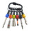 3X Bit Holder Keychain 18pc 1/4In Hex Shank Bit Holders,Screwdriver & Drill Bits,Include Keychain Carabiner 7