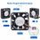 4010 24V  Borstelloze Koelventilator, Dubbele Kogellager 4-Pins Ventilator voor Flashforge Creator 5/ Creator 5 Pro 3D-Printer Voeding 6