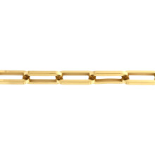 Jewelco London 14k Gold-Plated Stainless Steel Chain Necklace 18" 45cm - STN0006GP