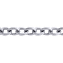 Jewelco London White Stainless Steel Chain Necklace 18" 45cm - STN0001