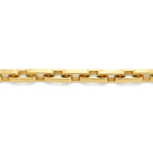 Jewelco London 14k Gold-Plated Stainless Steel Chain Necklace 18" 45cm - STN0002GP