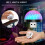 12Pcs USB Disco  Lights DJ  USB Magic Strobe Light LED Atmosphere Party Light Disco Stage Lights with 36 Adapter 8