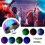 12Pcs USB Disco  Lights DJ  USB Magic Strobe Light LED Atmosphere Party Light Disco Stage Lights with 36 Adapter 5