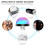 12Pcs USB Disco  Lights DJ  USB Magic Strobe Light LED Atmosphere Party Light Disco Stage Lights with 36 Adapter 6