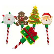 Weihnachtlicher Tap-To-Pay-Zauberstab, Festlicher Kontaktloser Kartenhalter, Weihnachtsmann- und Geschenkmotive - Einfach Tippen und Weihnachtlichen