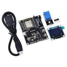 ESP8266 Wetterstation DIY-Kit IoT-Kits für 0,96 OLED-Display D1 - Drahtloses WLAN--Modul