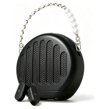 Microphone Cravate Sans Fil Portable avec Amplificateur Vocal Intégré, Idéal pour les Enseignants (Noir)