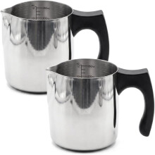 Wachsschmelzkannen, 355 Ml, Gießkanne, Innenskala, Edelstahl 304, Doppelkessel, für Sojawachs zum Selbermachen
