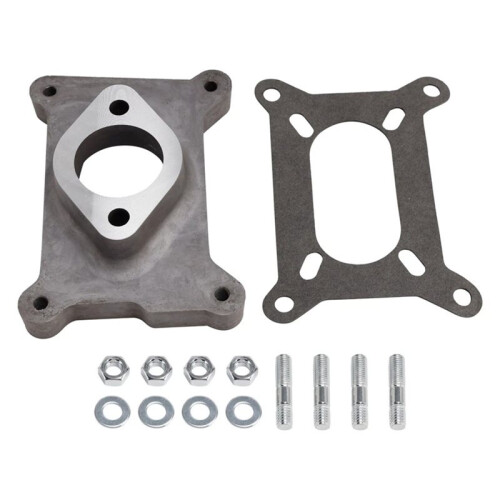 Carburetor Adapter 2044 Engine Intake Conversion Flange Adapter Plate Aluminum Performance Carburetor Adapter