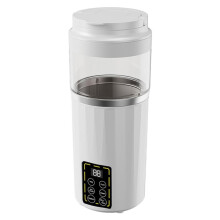 Tragbarer Standmixer (440 Ml), Kleiner Smoothie- und Shake-Maker, 4 Geschwindigkeitsstufen, Wiederaufladbar, Ideal für Reisen, Fitnessstudio und