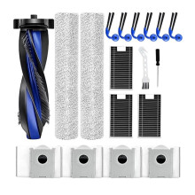 Brosse à Rouleau, Filtre, Sac à Poussière et Brosse Latérale pour Balai à Franges pour pour Deebot T90 Omni / X11S Pro Omni - Pièces de