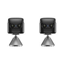 2piezas Cámara de Doble Lente 4K 4G con de 6X y 5 MP, Bajo Consumo de Energía, Visión Nocturna por Infrarrojos, Detección de Movimiento