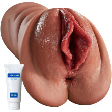 Realistic 2-in-1 TPE Male Masturbator