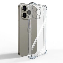 (For iPhone 16) Luxury Shockproof Silicone Clear Phone Case For iPhone 17 16 15 14 13 12 11 Pro Max Mini X XR Xs 7 8