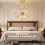 Homcom HOMCOM Crystal Chandeliers Ceiling Light with Flower, Pendant Light, Clear 4