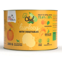 SYTA MICHA Chef Turkey with vegetables Mono - wet dog food - 200g