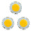 3X 3W COB High Power Super Bright Light Lamp Bead LED Chip Warm White Light 1