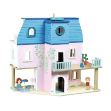 La mia casa delle bambole in legno