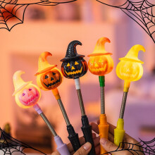 Halloween Light-Up Pumpkin Shake Wand | Kid-Safe LED Glow Stick Toy | Creative Party Favor & Halloween Gift
