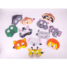 Felt Animal Masks, Halloween Mask for Kids, Animal Costume for Birthday Party Supplies