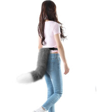 Fox Fur Tail Cosplay Costume Party Super Huge Fluffy Tail for Women