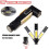 Rechargeable LED Flashlight 1000 Lumens with 5 Modes, 90 Degree Foldable Magnetic Base Work Light IP65 Waterproof - Practical Choice 4