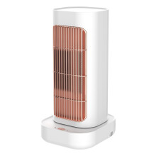 Mini Desktop Space Heater, Auto Oscillating Tip-Over Protection, Instant Heat Quiet Electric Heater, Home Office