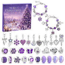 Christmas Charm Bracelet Making Kit – DIY Xmas Jewellery Set | Perfect Christmas Gift & Stocking Stuffer for Girls