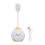 LED desk lamp with USB charging function, eye-friendly, flexible color selection, night light with cute chicken base, blue 2