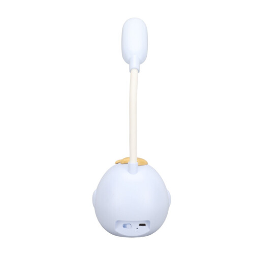 LED desk lamp with USB charging function, eye-friendly, flexible color selection, night light with cute chicken base, blue 2