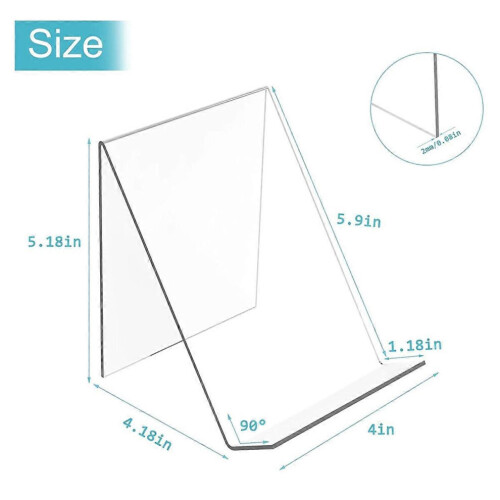 6x Acrylic Book Stands for Comics 1