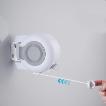 30m Retractable Clothes Reel Double Washing Line Wall Mounted Outdoor