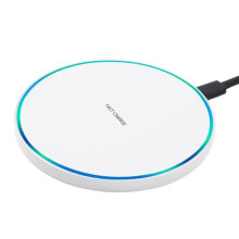 Base de carga inalámbrica para teléfonos móviles de 15 W, cargador rápido para Samsung, iPhone y otros.