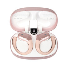 Sports Open-Ear Bluetooth 5.4 Earbuds – IPX5 Waterproof Sweatproof Ear-Hook Headphones with LED Display | Secure Fit & Comfortable for