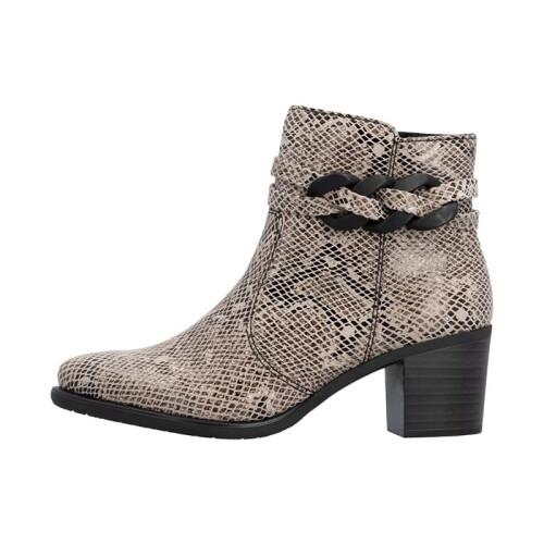 Rieker Bottine Cuir Rieker Microstretch - Beige