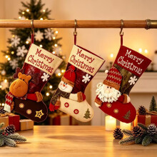 Sacs cadeaux et décorations de cheminée pour la veille de Noël | Meilleur cadeau de Noël pour enfants / Chaussettes de Noël