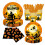 Halloween-Partygeschirr, Pappbecher, Servietten, Einwegteller-Set 1